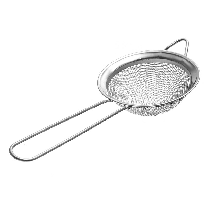 Stainless Steel Strainer Wire Mesh Classic Traditional Filter Sieve Spoon Kitchen Gadgets - 12cm