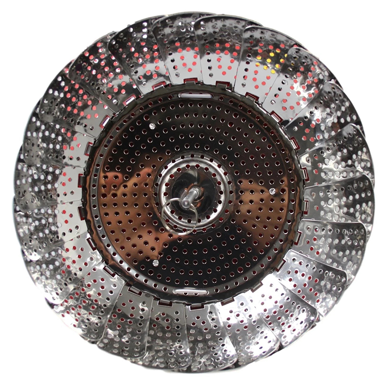 Steamer Basket Bowl for Food Cooker Strainer Folding Mesh Dish