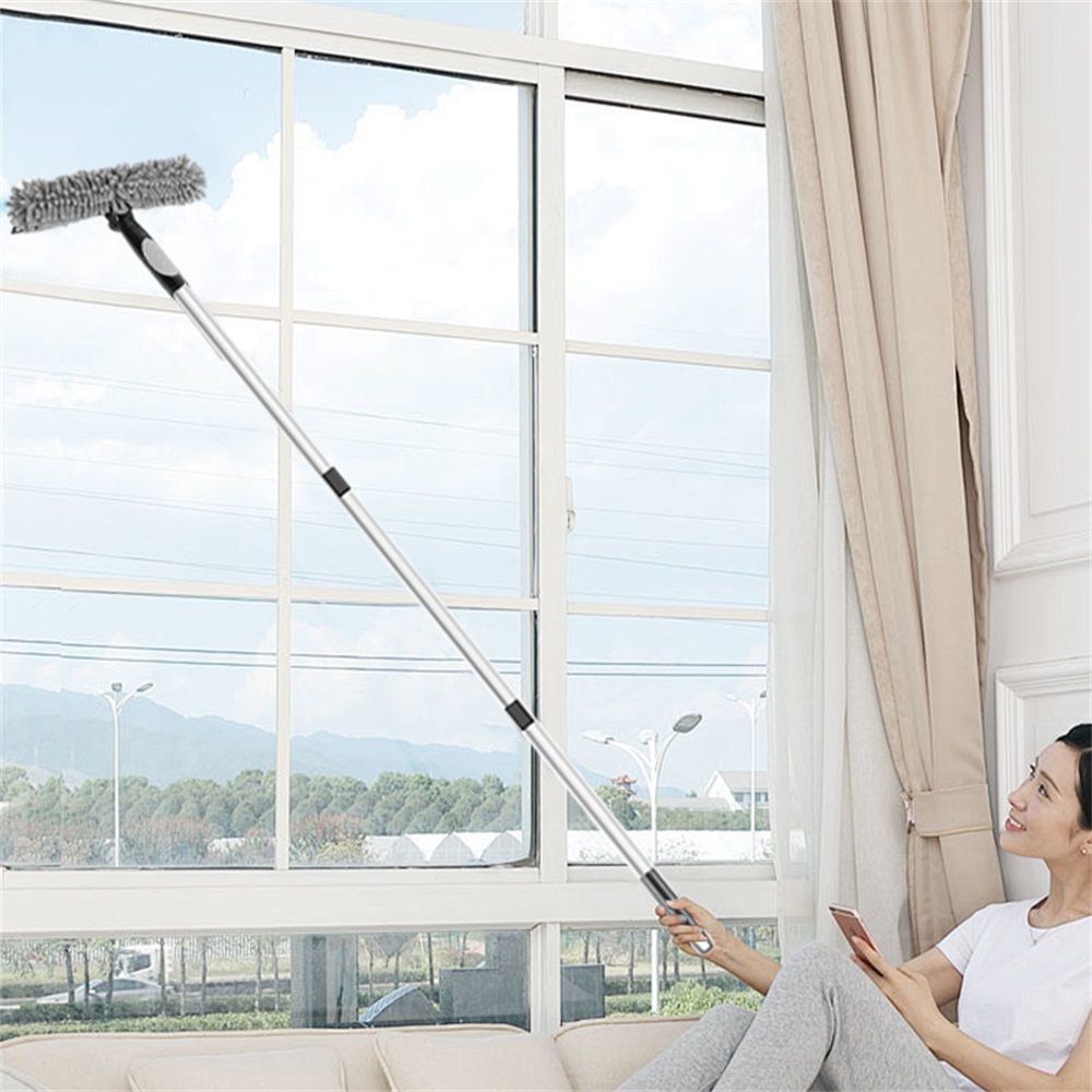 4.5m Telescopic Squeegee Cleaner Window Glass Cleaning Kit Extendable Pole