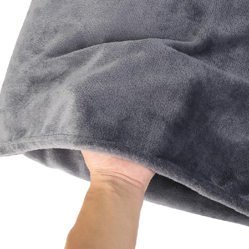 Throw Blanket Fleece Large Soft Warm Sofa Bed Throw Single Double King - Navy