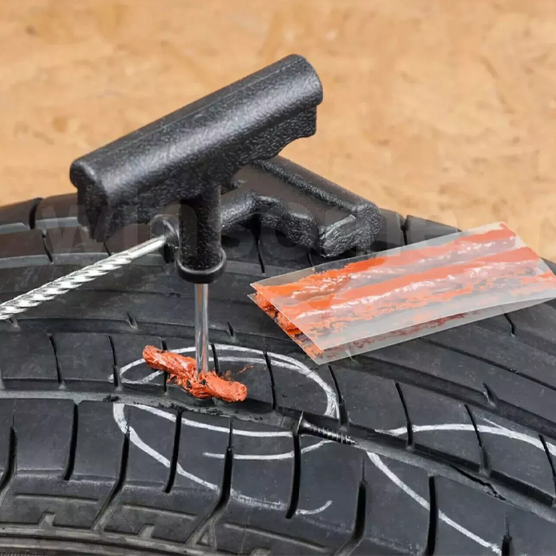 Tubeless Tyre Puncher Repair Kit for Car Van Motorbike DIY Kit