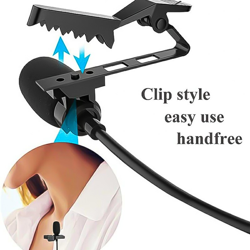 Type-C Lavalier Microphone for Outdoor Live Interview