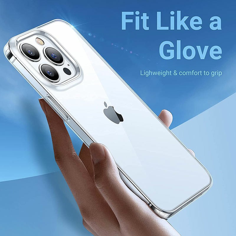 Ultra Slim Minimal Clear Shockproof Protective Cases Compatible with iPhone 13 Pro