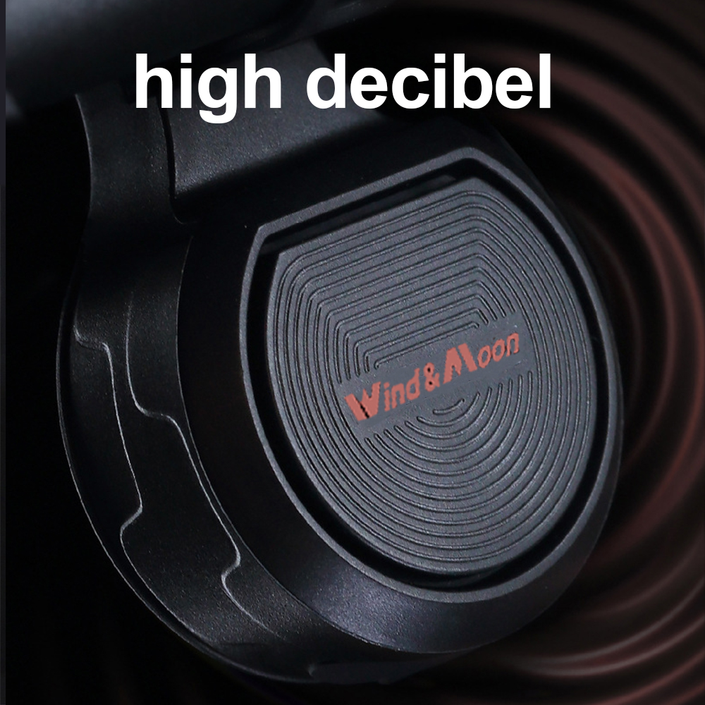 USB Rechargeable Electronic Bike Horn Bicycle BellInstall on Handlebar Mount