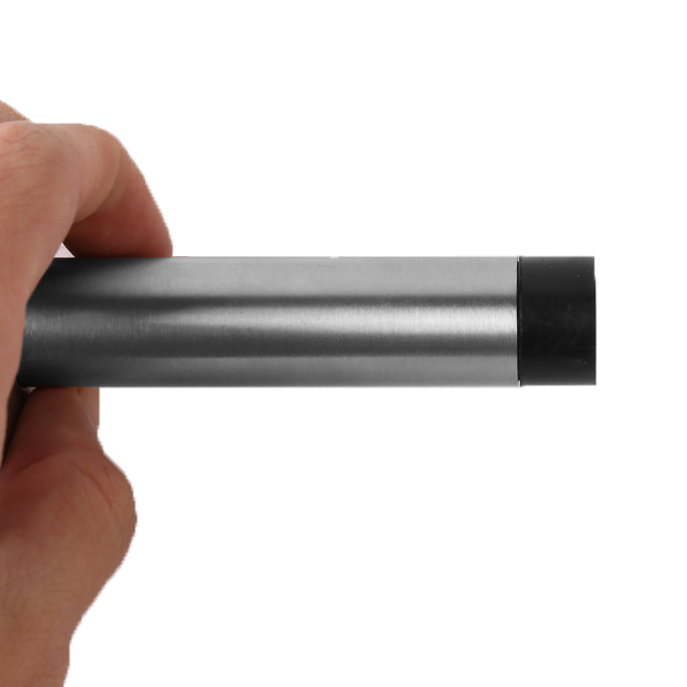 Wall Mounted Door Stopper Satin Stainless Steel Chrome Rubber Door Stop