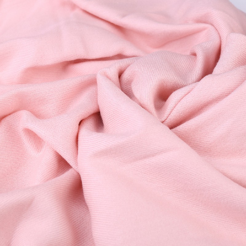 Winter Cashmere Scarf Cotton Blend Shawl Soft Large Warm Neck Wrap Scarves - Black