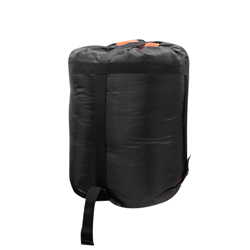 Winter Lightweight Sleeping Bag Outdoor Use for Hiking and Camping - 2400g Orange+Grey