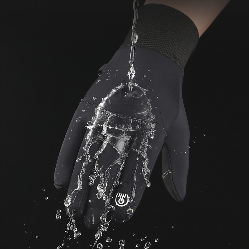 Winter Waterproof Touch Screen Windproof Thermal Gloves Winter Warm Gloves  - XL