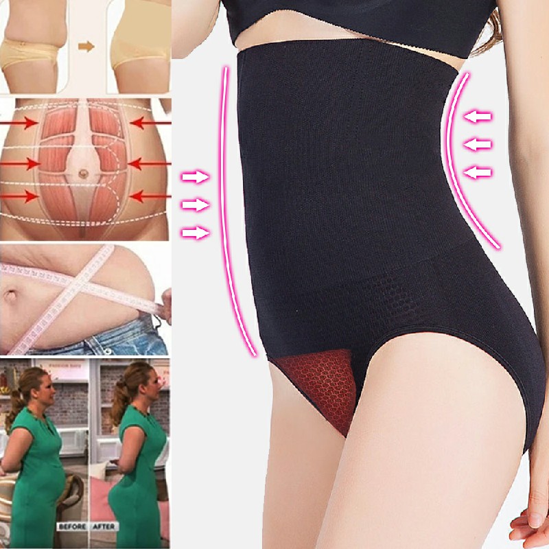 Womens Magic High Waist Slimming Knickers Briefs Firm Tummy Control Underwear - 3XL/4XL