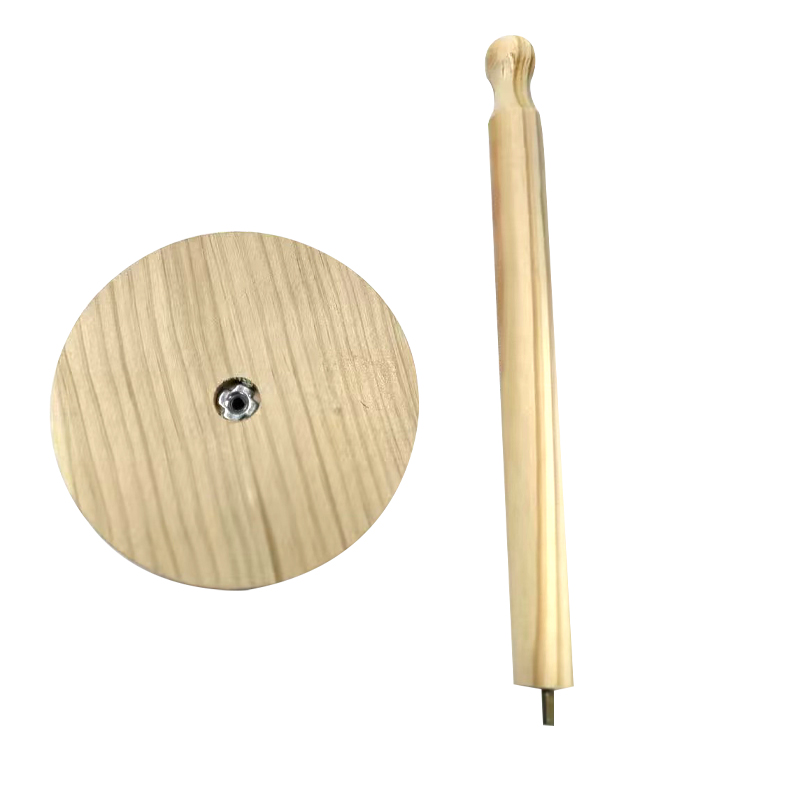 Wooden Tissue Holder Roll Holder Free Standing, Paper Tower Stand for Kitchen, Bathroom, Bedroom