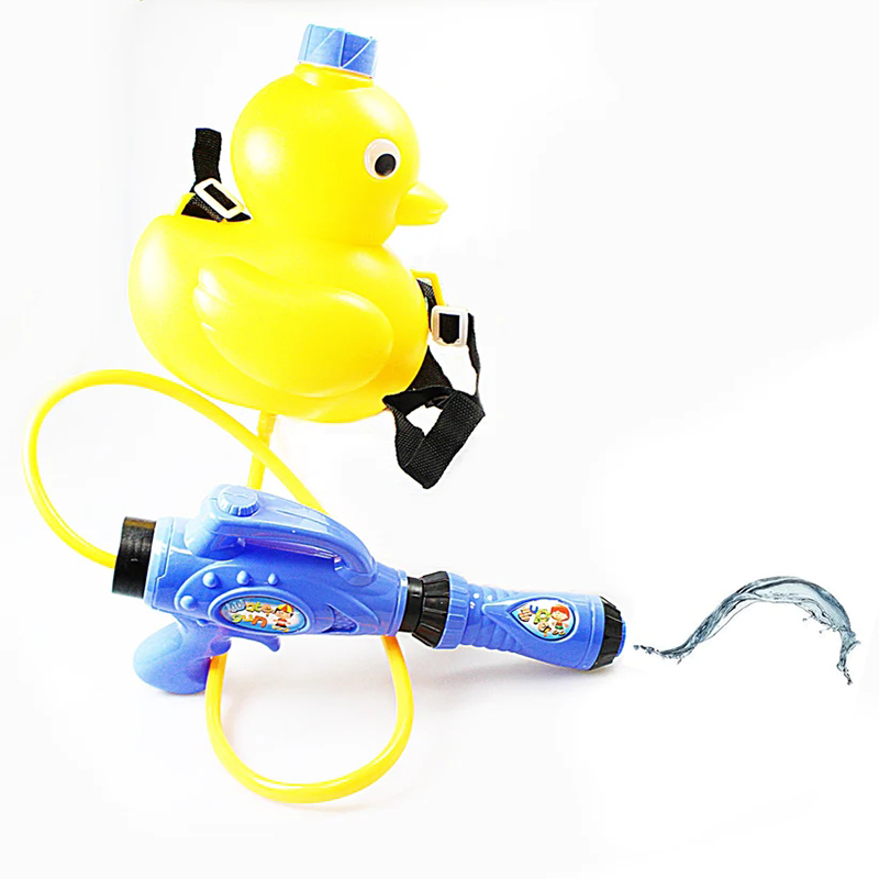 Yellow Duck Water Gun Pump Pipe Outdoor Fun for Boys and Girls